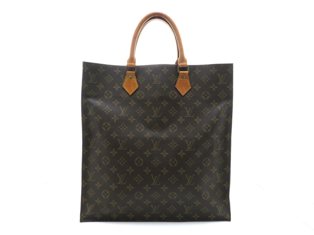 LOUIS VUITTON Sac Plat Tote Bag Monogram